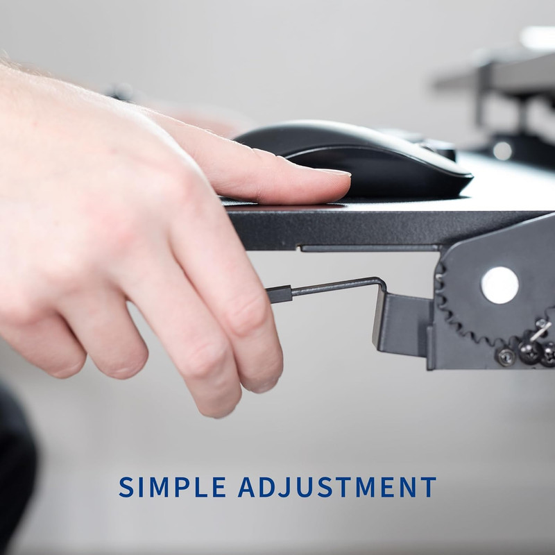 VIVO Large Clamp-On 27 (33 Including Clamps) X 11 Inch Computer Keyboard and Mou gallery
