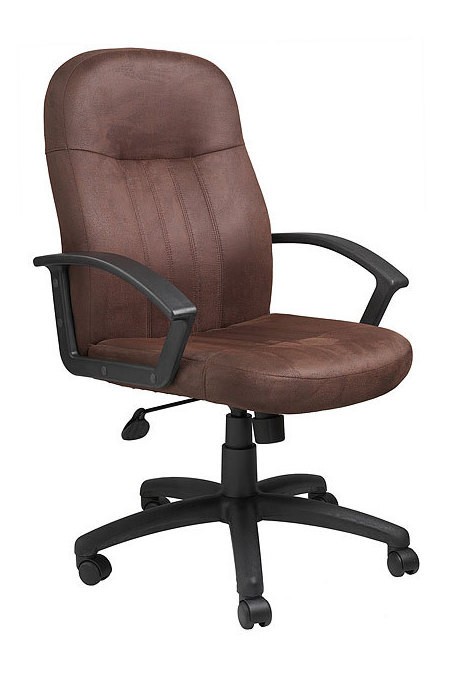 Microfiber Brown Bomber Executive Chair