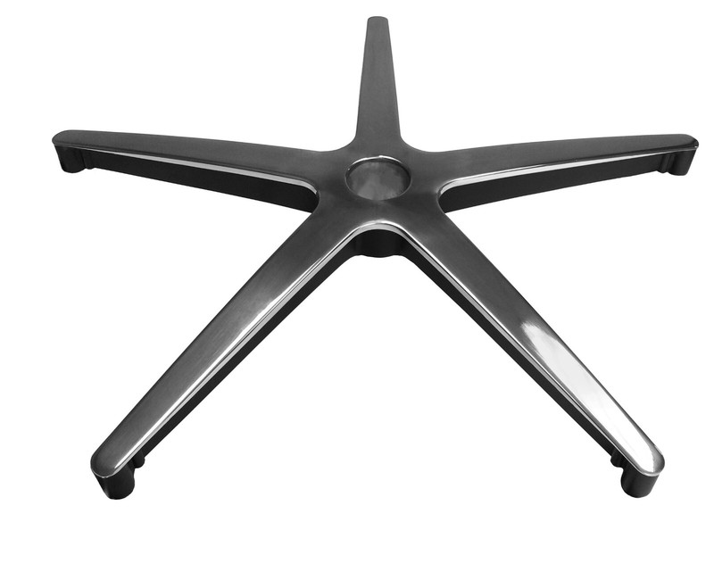 24" Aluminum T-Edge Style Replacement Chair or Stool Base - S4154