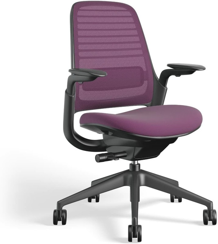 New Steelcase Series 1 Office Desk Chair Black Frame - Concord Cogent Connect