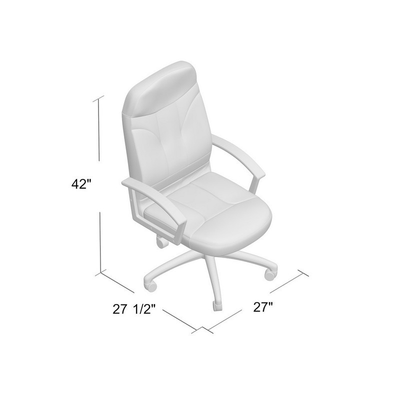 Boss High Back LeatherPlus Chair, B8401 gallery