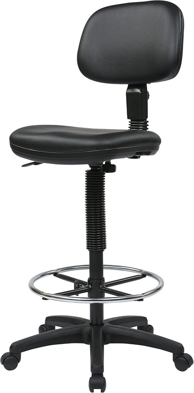 Office Star DC Series Adjustable Drafting Chair with Foot Ring and Sculptured Fo gallery