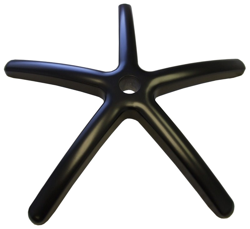 28″ Heavy Duty Replacement Aluminum Metal Office Chair /Stool Base Black S4180-2
