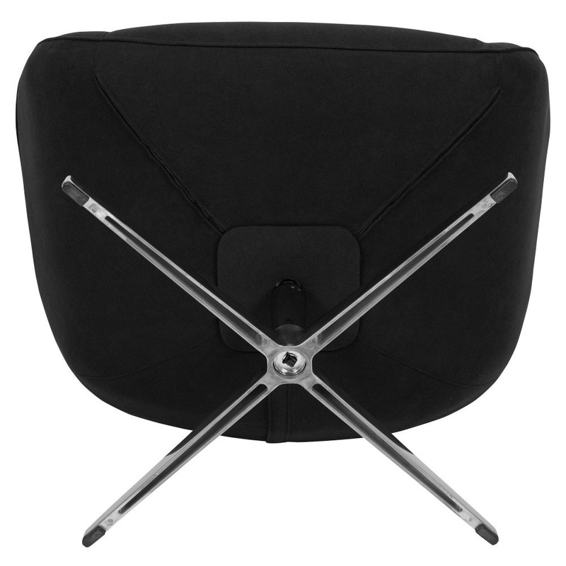 Home and Office Retro Swivel Wing Accent Chair - 35"D x 32.5"W x 40.5"H gallery