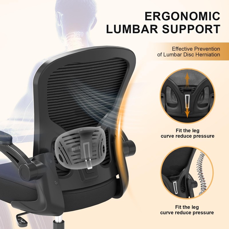Office Chair, Ergonomic Desk Chairs 330LBS Capacity High Back Mesh Computer C gallery