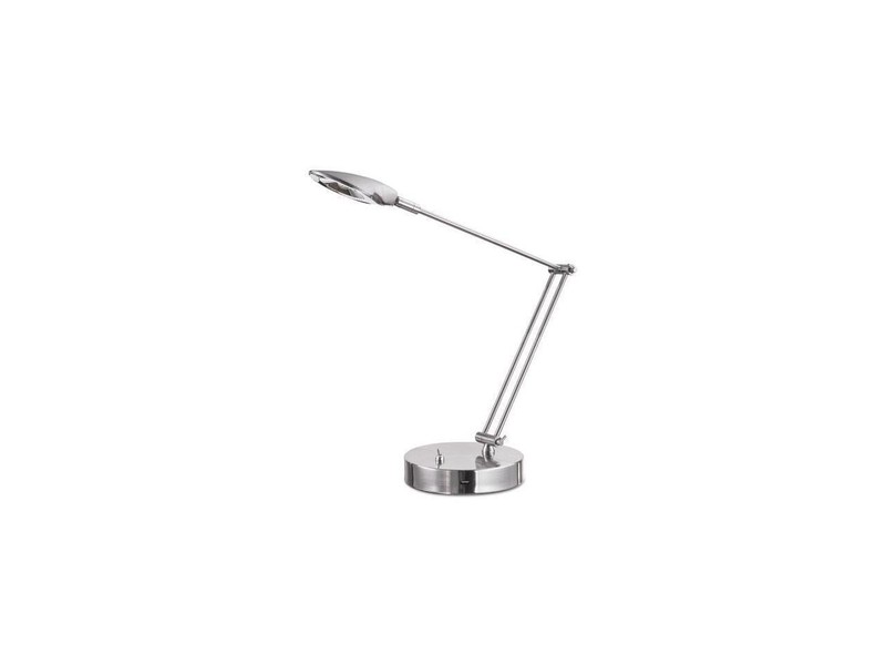 Adjustable LED Task Lamp w/USB Port, 26″ High, Brushed Nickel