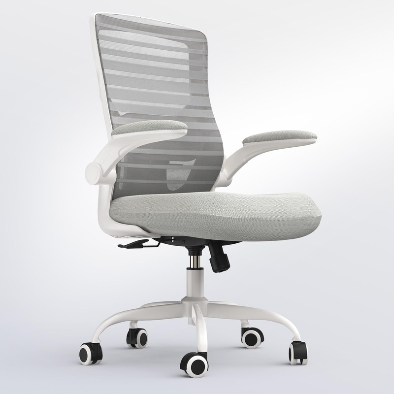 Office Chair for Long Hours & Lower Back Pain Relief – 4″ Thick Molded Foam C…