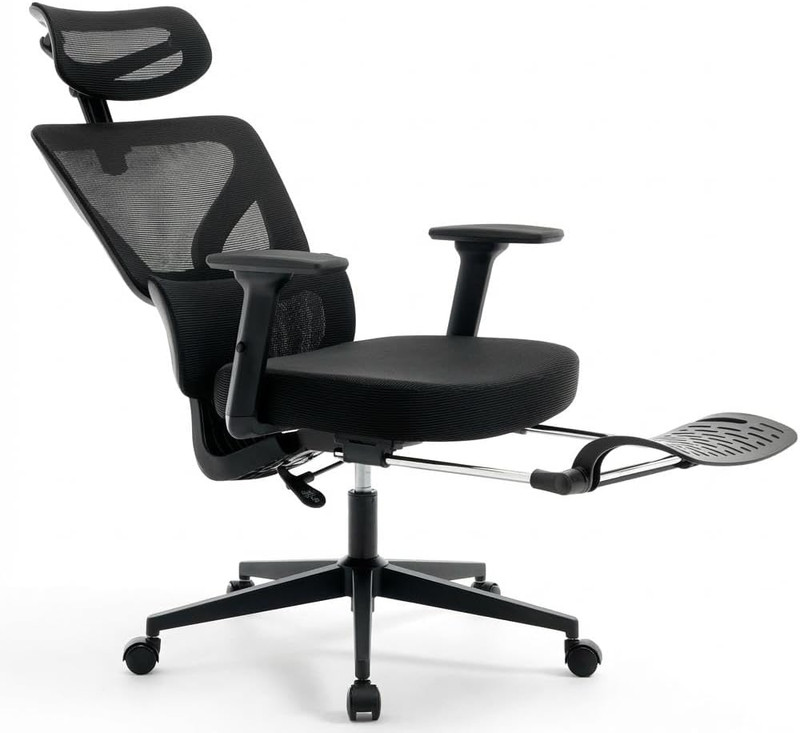 Ergonomic Mesh Office Chair with Durable Metal Frame for Home & Office