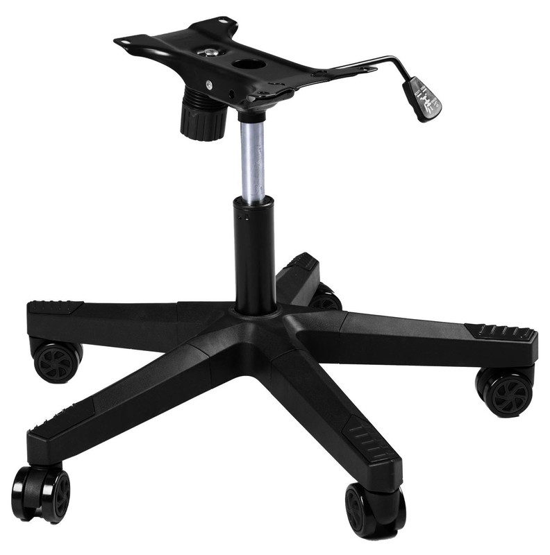 28 inch Nylon Gaming Chair Base with Bottom Plate Stand Cylinder, 5 Casters (…