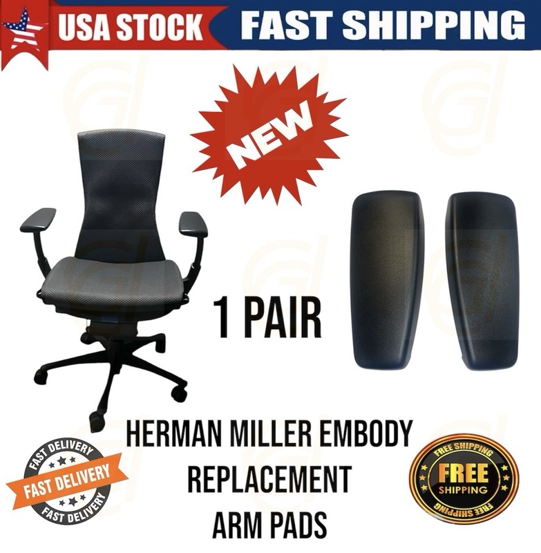 🔥🔥Herman Miller Embody💥Replacement Arm Pads 💥Please READ Description 🔥🔥