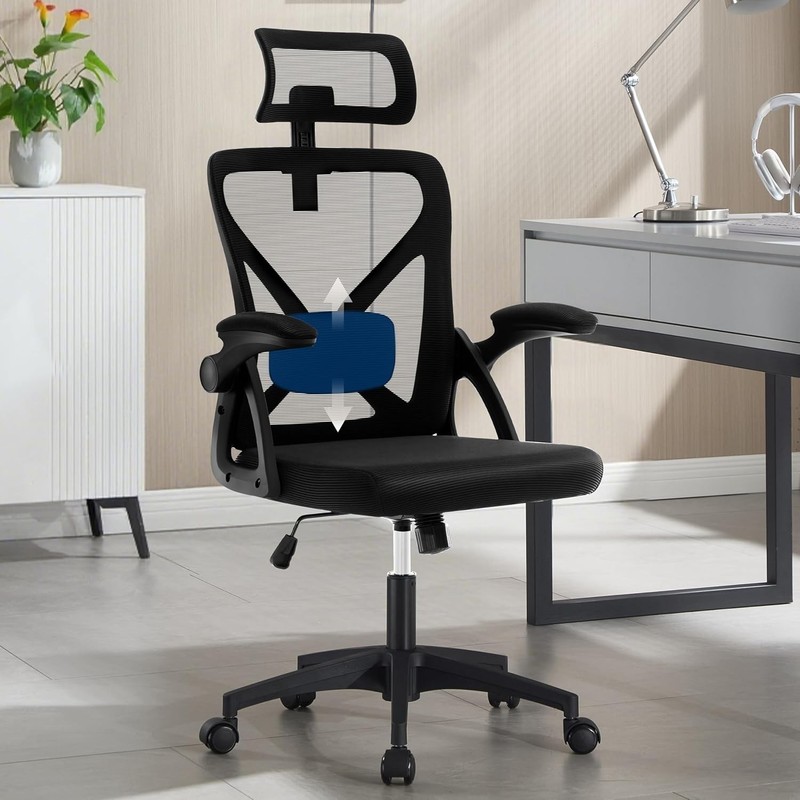 Office Chair,Ergonomic Desk Chair with Adjustable Lumbar Support,400 Lbs Mesh Co gallery
