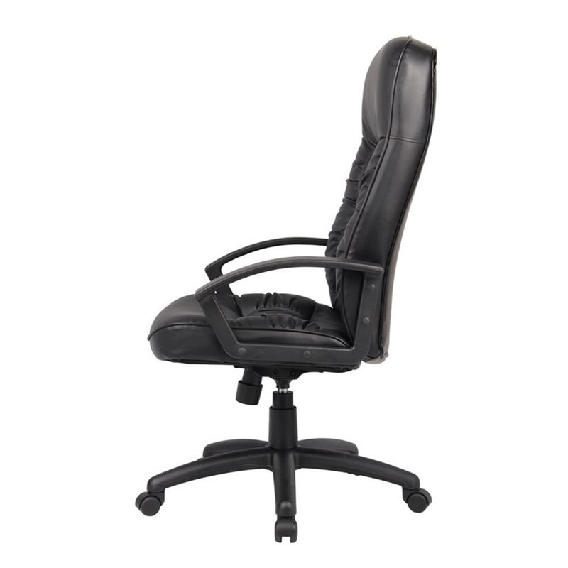 Scranton & Co LeatherPlus High Back Executive Chair with Tilt Lock in Black gallery