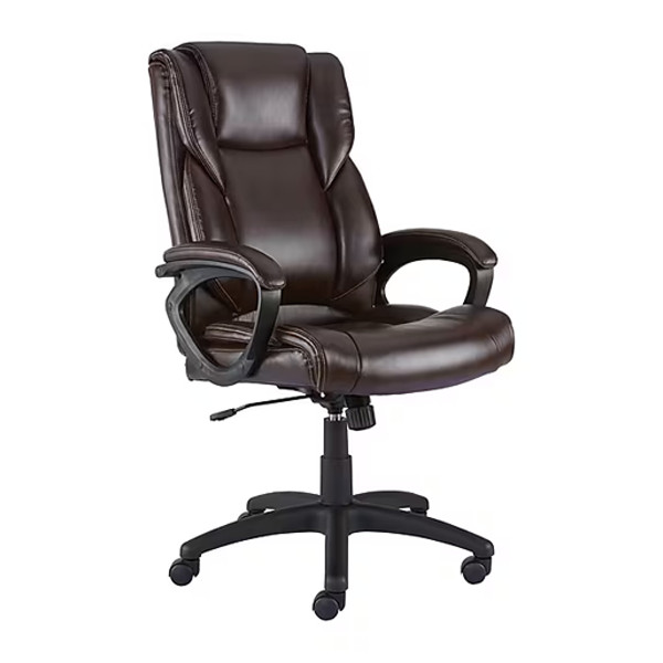 Staples Kelburne Luxura Ergonomic Faux Leather Swivel Executive Chair FREESHIPS