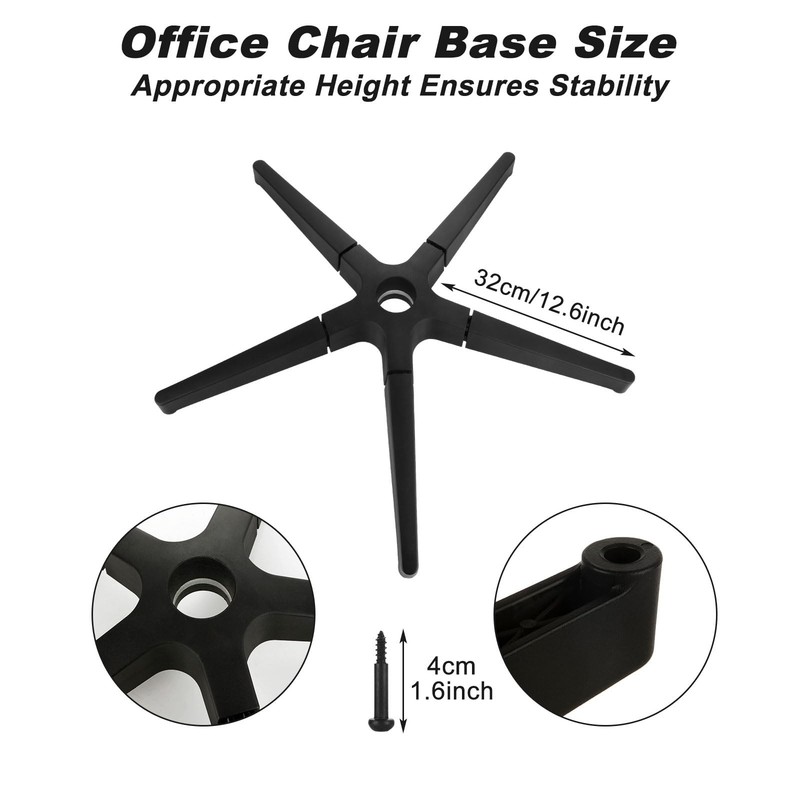 Office Chair Base Parts Heavy Duty, Bear Capacity 2200 lbs, 28 Inch Desk Chai... gallery