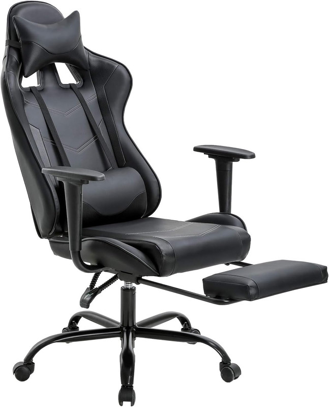 Office Chair PC Gaming Chair Ergonomic Desk Chair Executive PU Leather Computer