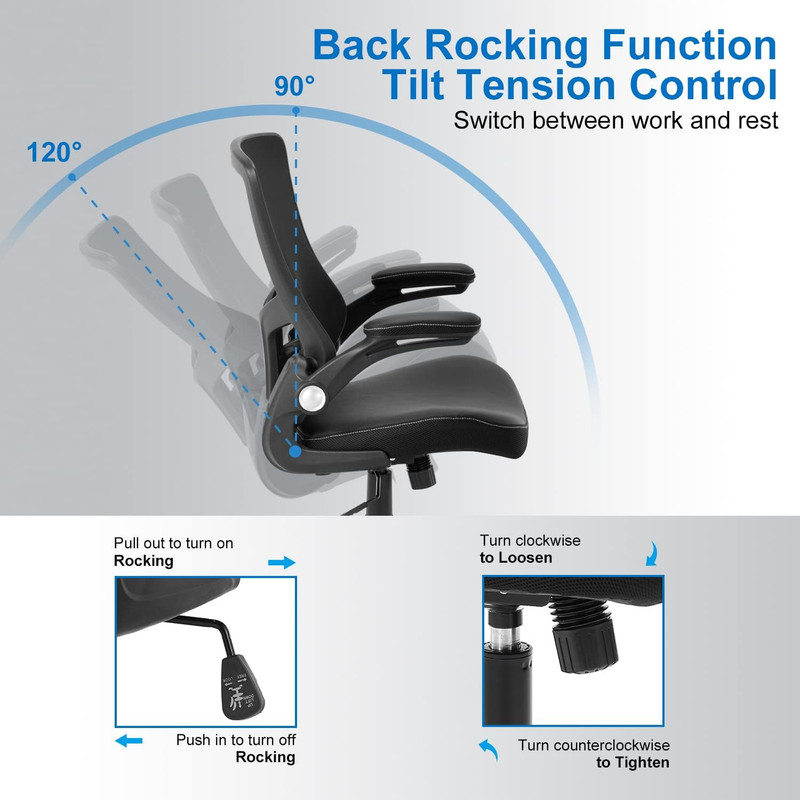 Office Chair Ergonomic Desk Chair, Computer PU Leather Home Office Chair, Swivel gallery