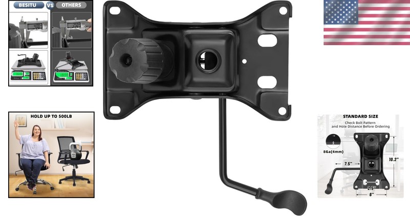 Durable 500 lbs Heavy Duty Tilt Control Mechanism for Office and Gaming Chairs gallery