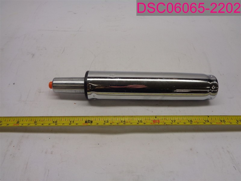 CZHK Chrome Replacement Office Chair Cylinder. 8-1/2″ Base, 15-1/2″ Extended.