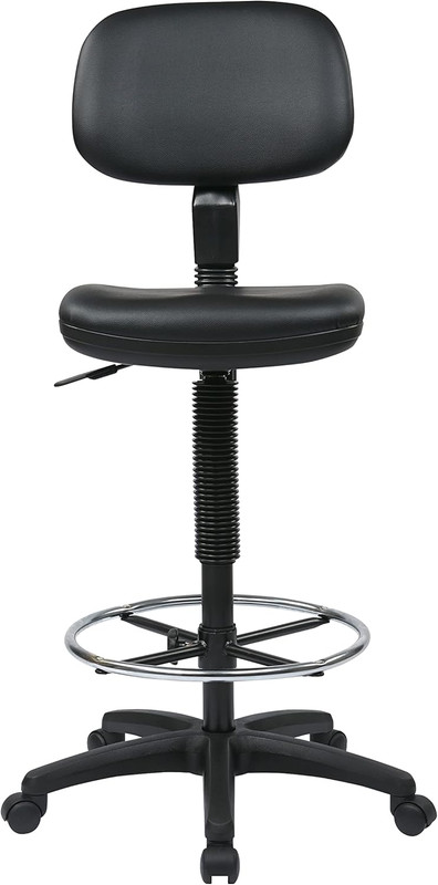 Office Star DC Series Adjustable Drafting Chair with Foot Ring and Sculptured Fo gallery