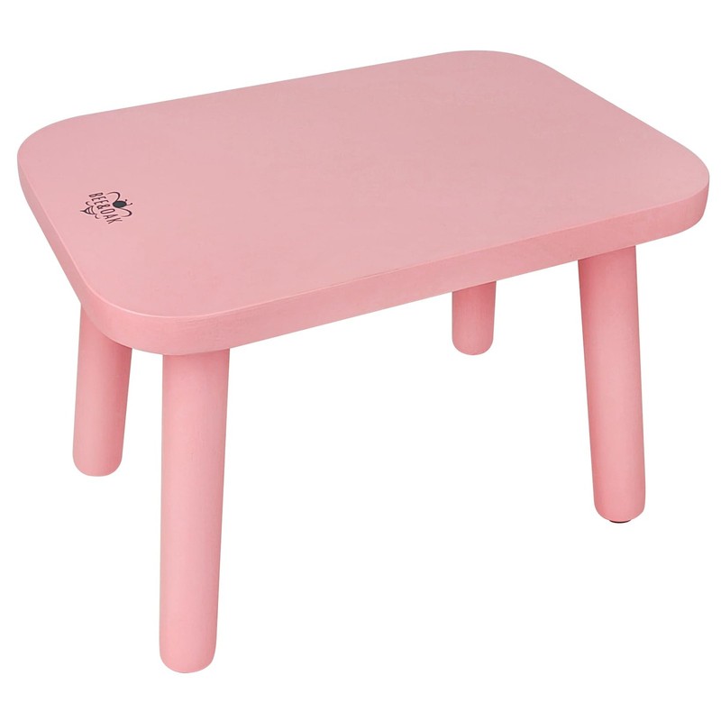 Bee&Oak Beeoak 13.4 Inch Heavy Duty Wooden Step Stools For Adults - Non Slip