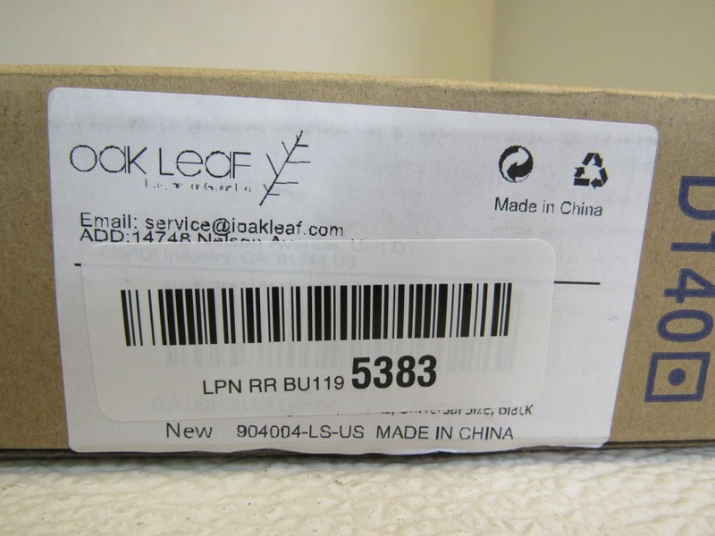 Oak Leaf Gas Lift Cylinder For Office Chair 12in x 2in Black D140 gallery