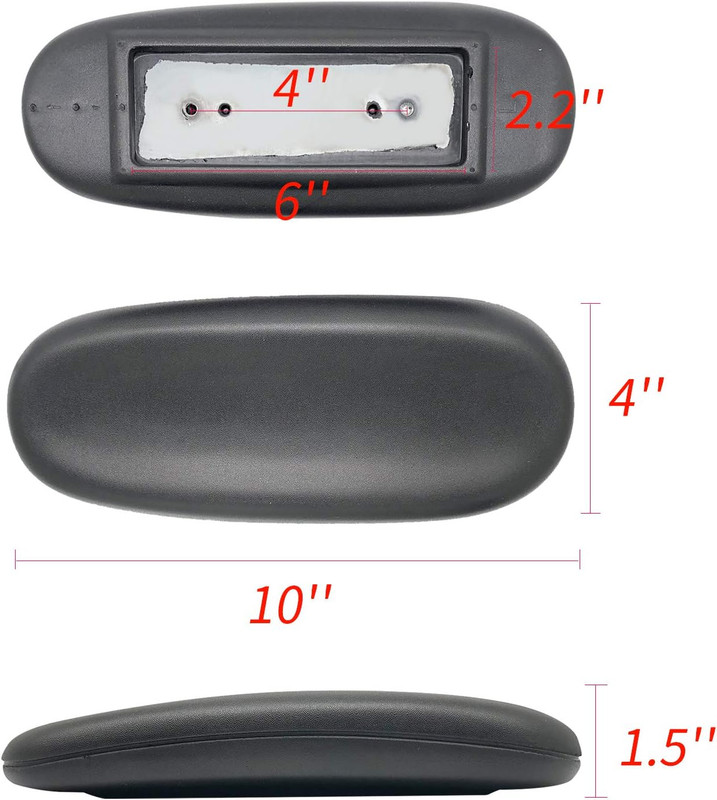 Universal Office Chair Arm Rest Replacement Pads -Ergonomic Arm Pads with 4" Mou gallery