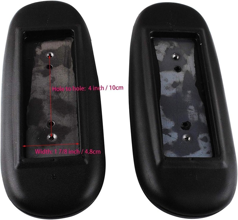Versatile 10" Chair Armrest Pads - Modern Washable Covers for Office Chairs gallery