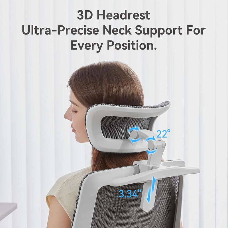 SIHOO M59AS Ergonomic Office Chair, Desk Chair with 3D Flip-Up Armrests, Compute gallery