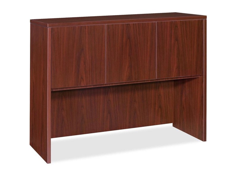Lorell 69384 Essentials Hutch with Doors 48″ Width x 17″ Depth x 36″ Height – 3