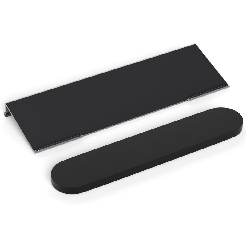 Black Ergonomic Computer Keyboard Stand Tilt PC Riser Acrylic Tray Holder