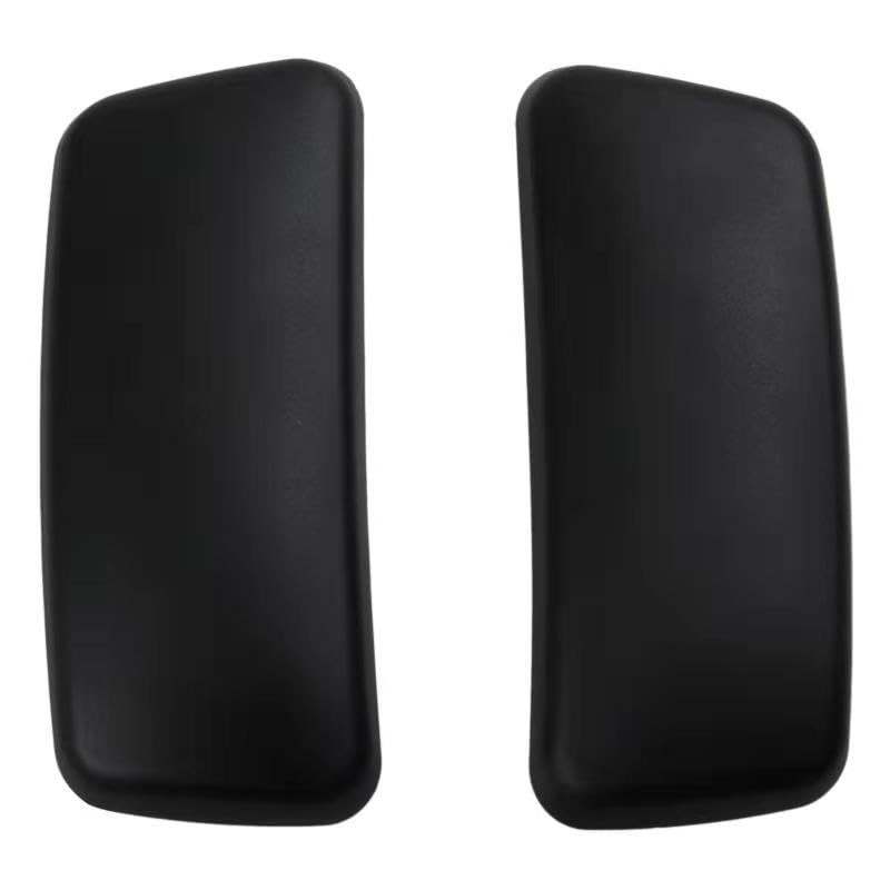 New Arm Pads Caps Replacement for Haworth Zody Office Chair 1 Pair Black/Gray...