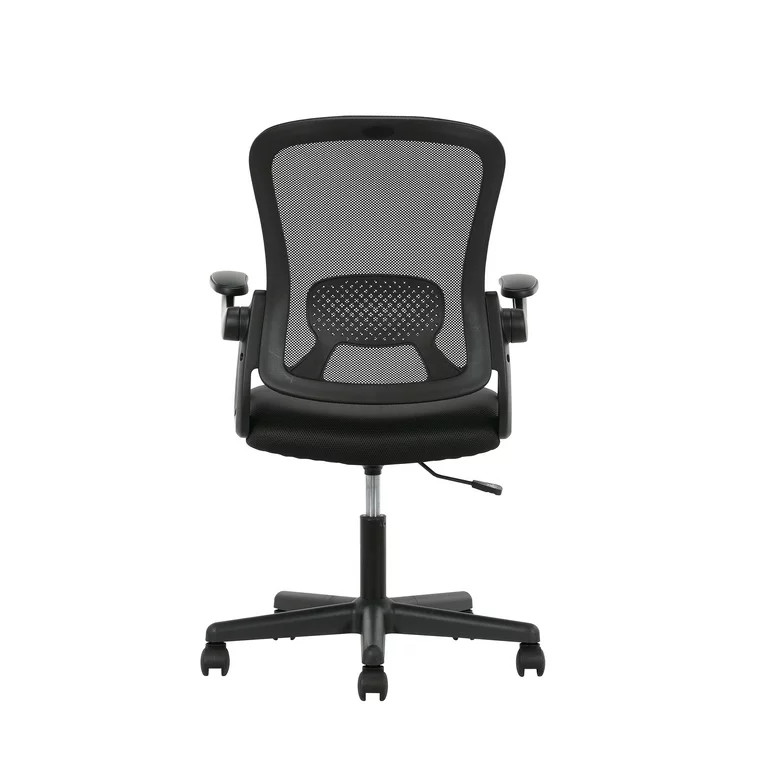 Mainstays MS53100081252BK Ergonomic Mesh Back Task Office Chair With Flip-up gallery