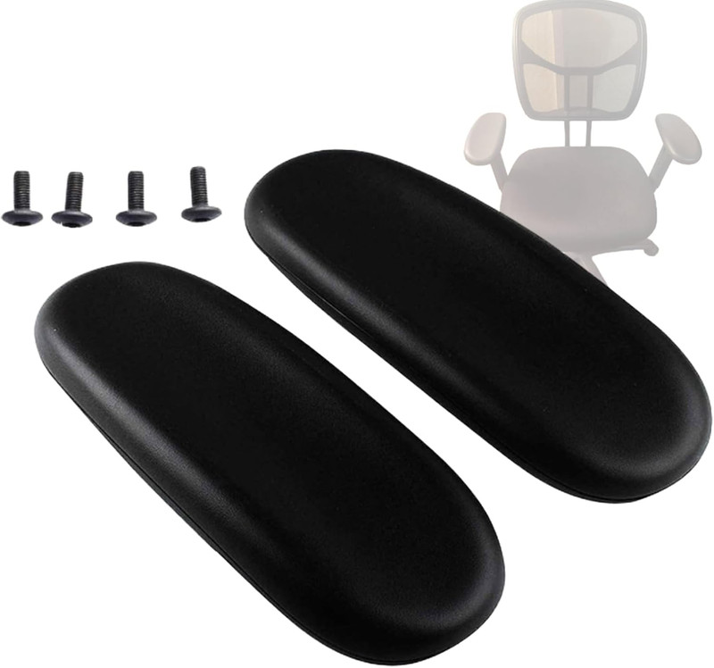 Office Chair Arm Rest Replacement Fits All Styles of Arms with 4″ Mounting Hole
