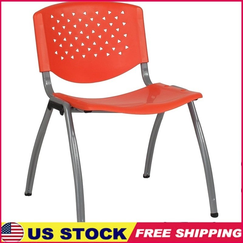 Ergonomic Stack Chair Durable Multipurpose Seating Cafeterias Schools Offices US