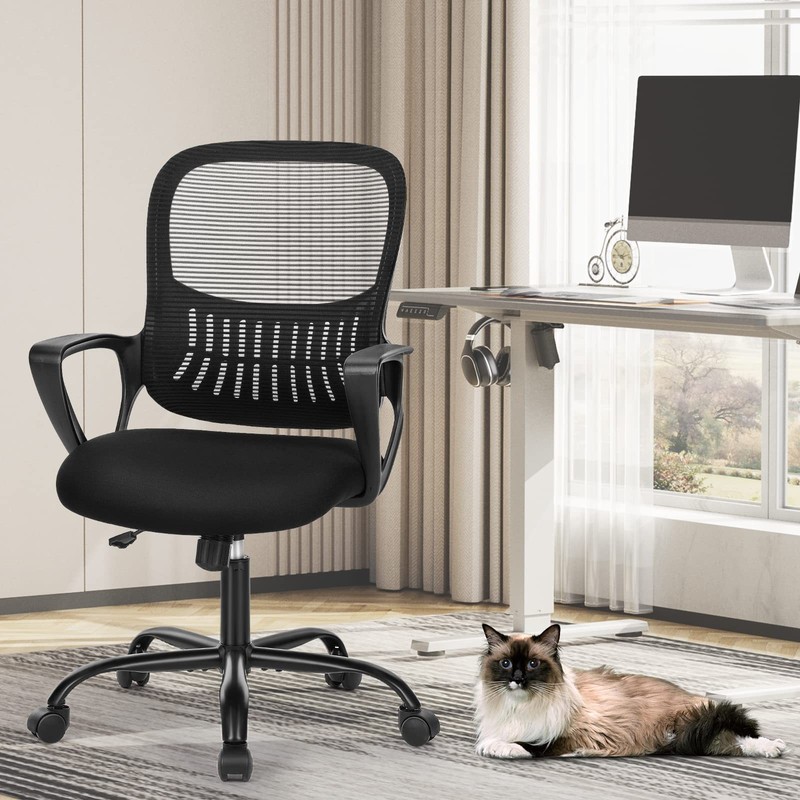 Home Office Managerial Executive Chair with Ergonomic Design, Mid-Back Mesh S... gallery