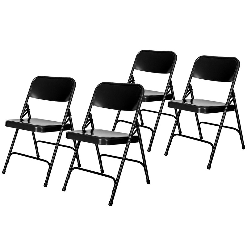 OEF Furnishings OEF200 Series All-Steel 15.75in x 18.5in x 29.5in, Black