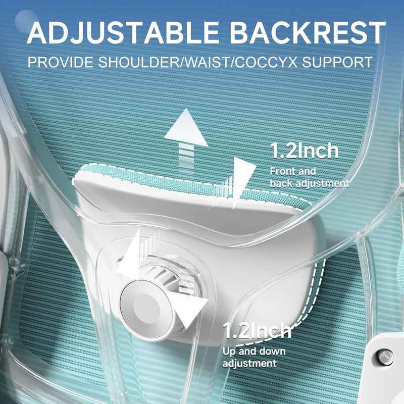 Office Computer Desk Chair - Ergonomic Mesh Back Swivel Task Chair with Lumbar S gallery