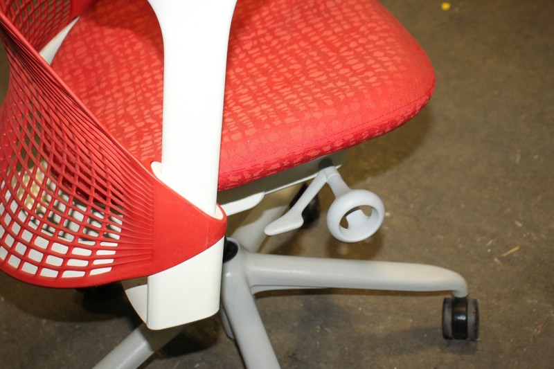 Herman Miller Sayl Chair Orange & Gray Office Gaming gallery