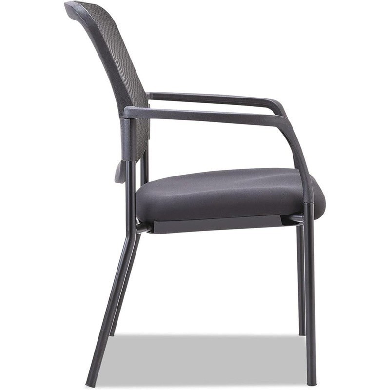 Stackable Mesh Chair Training Conference Waiting Room W/ Glides Casters New gallery
