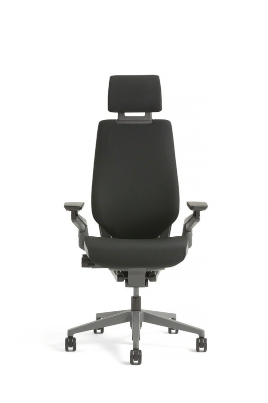 Steelcase Gesture Chair with Adjustable Headrest & Lumbar Buzz2 Black Hard Floor gallery