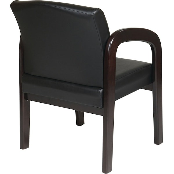 Office Star Wd388-U6 Collection: Wd Visitors Chair, Black Seat, Black Back, 23" gallery
