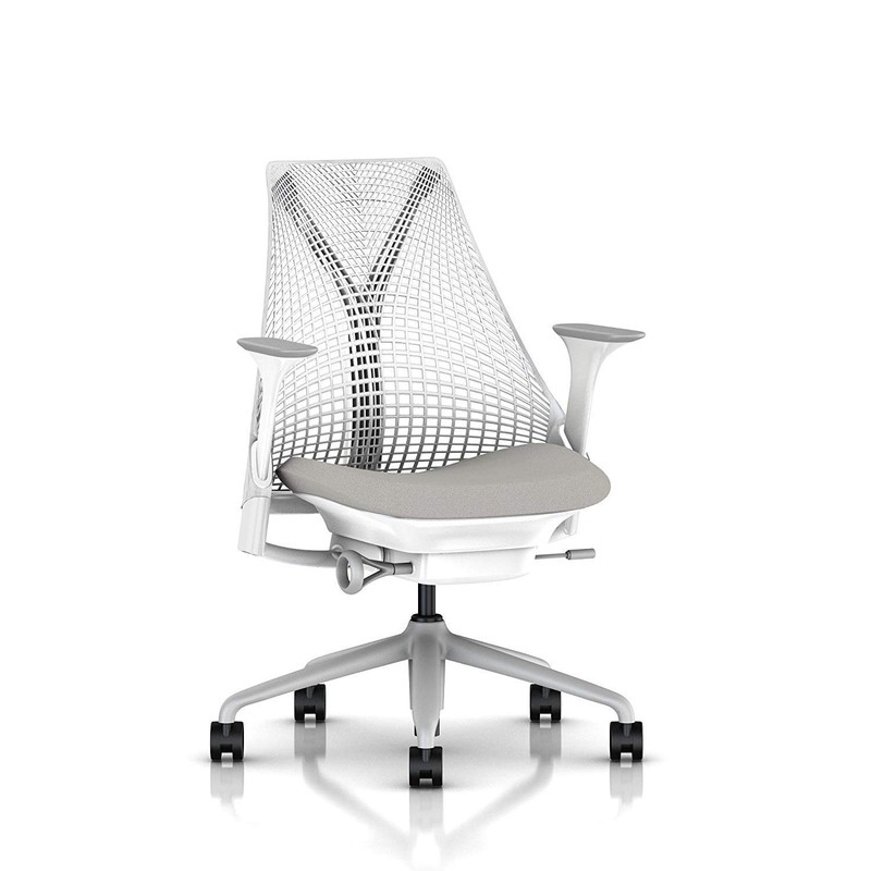 Herman Miller Sayl Chair Armrest Pad Caps Replacement Light Gray Vinyl 1 Pair gallery