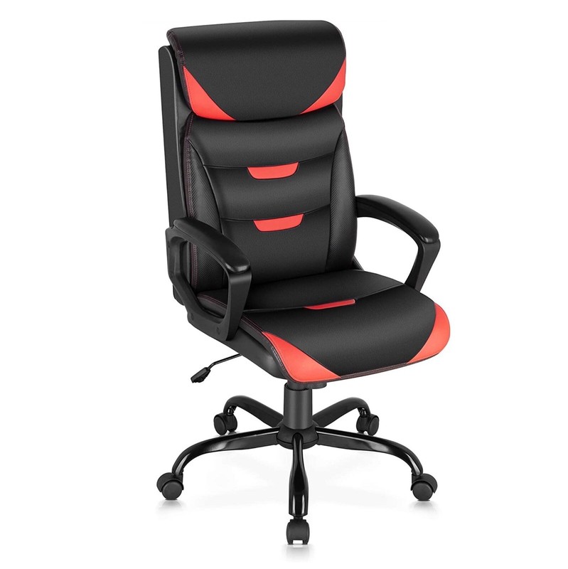 Office Executive Computer Desk Gaming Chair Wheels Padded Armrest *Local Pick Up