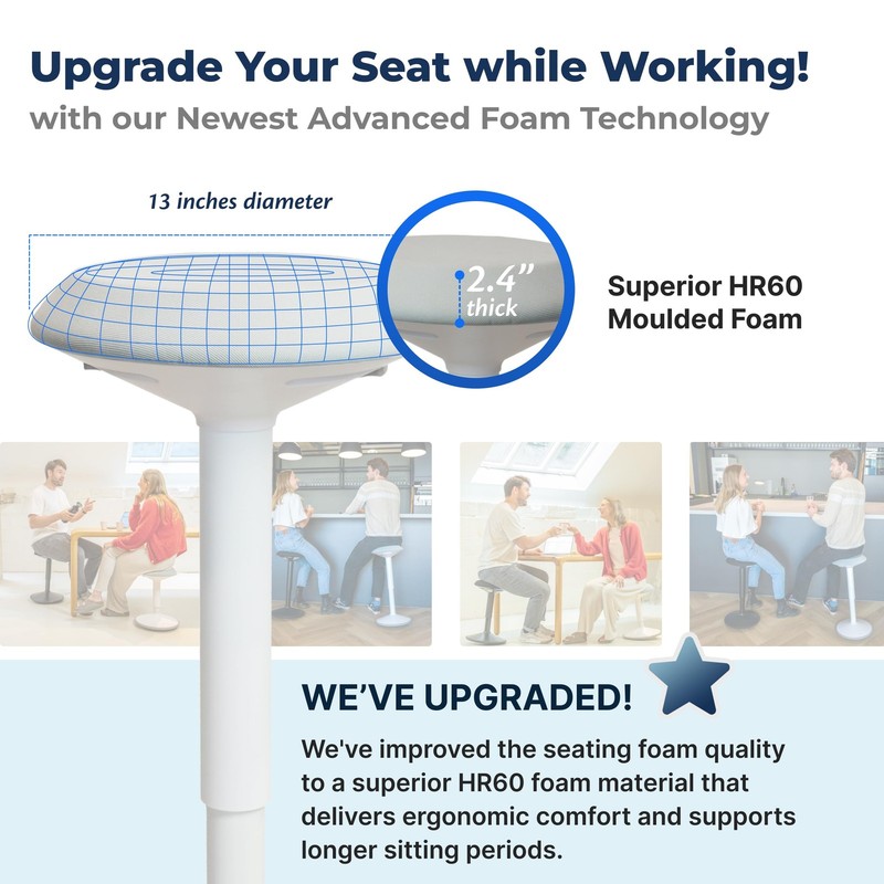 Standing Desk Stool Chair, Height Adjustable Stool 21-31 inch for Office and ... gallery