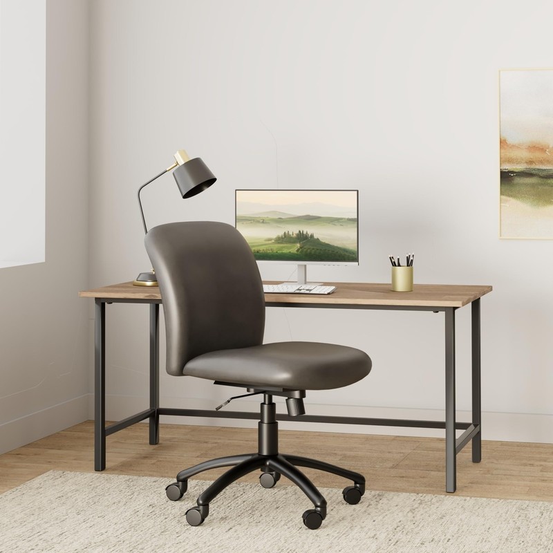 Safco Uber Big and Tall High Back Task Office Chair in Black Vinyl gallery