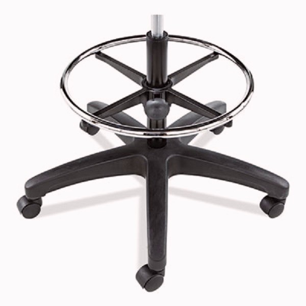 Alera ALEIN4616 Interval Series Swivel Task Stool, Pvc-free Faux Leather, Black gallery