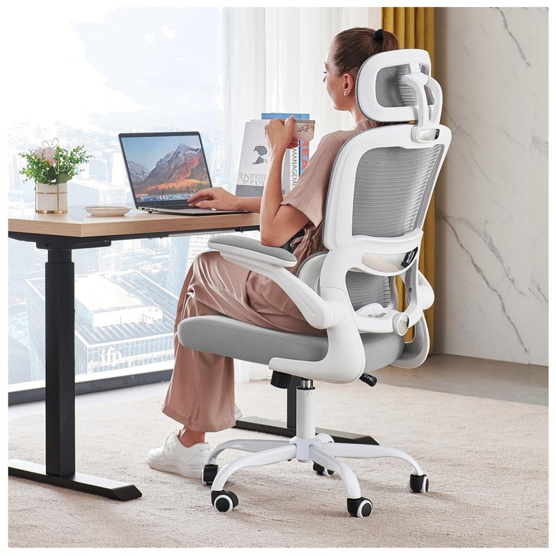 High Back Ergonomic Office Chair, 330lbs Capacity, Mesh for Ultimate Comfort
