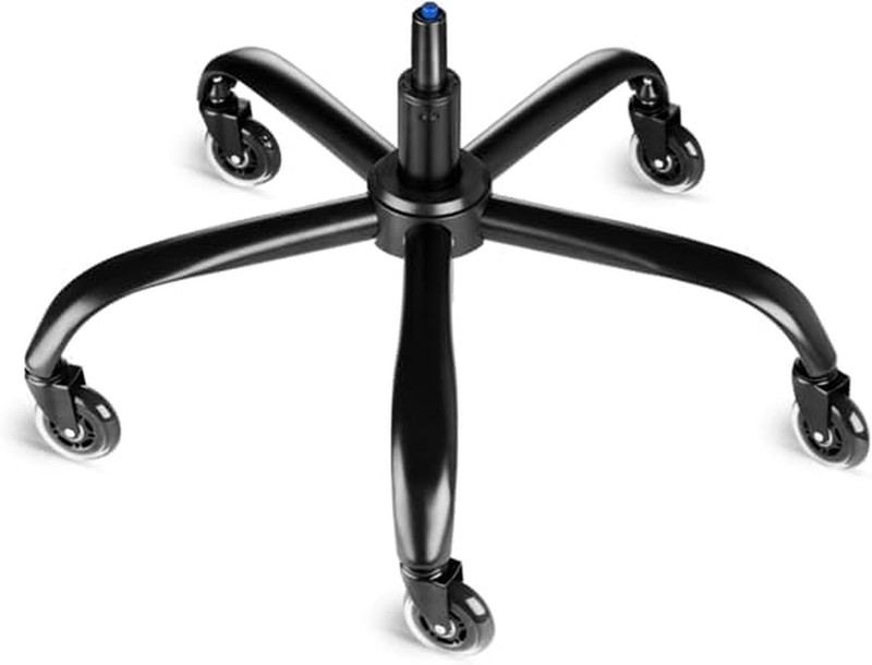 Heavy Duty Office Chair Base Replacement with Casters & Gas Lift Cylinder