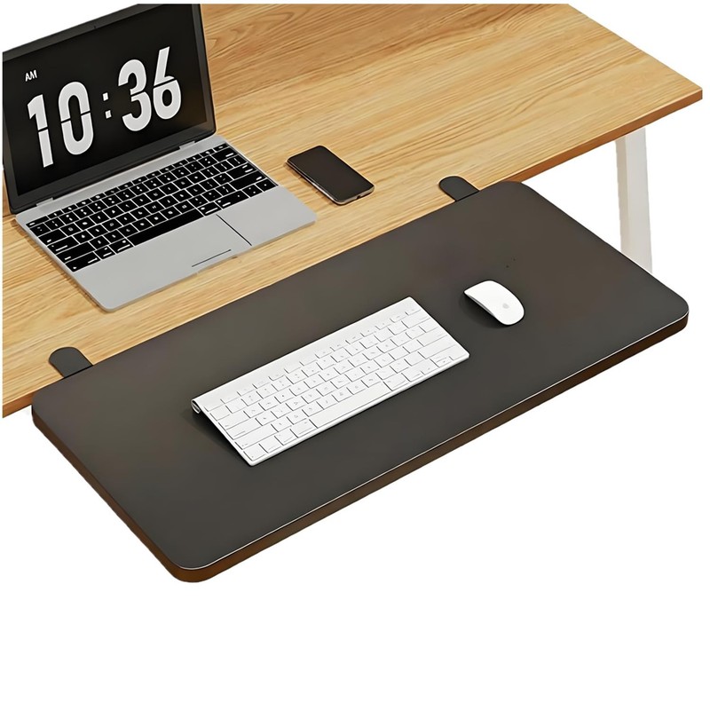 Adjustable Desk Extender Tray – 20 x 7.8 Inch Ergonomic Table Extension for L…