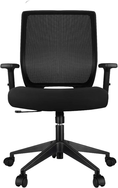 Ergonomic Office Chair Home Mesh Desk Chair with Adjustable Arms - Mid Back C... gallery